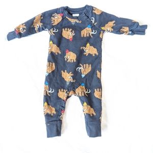 Hanna Andersson Merry Mammoth Fleece Onesie